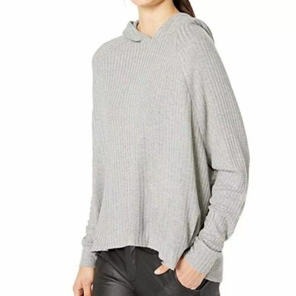 Chaser Waffle Knit Pullover Hoodie Oversize Outdoor Athleisure Minimalist L